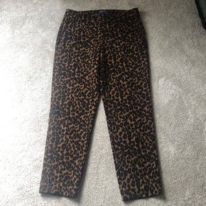 Old Navy Leopard Print Trouser Harper Fit